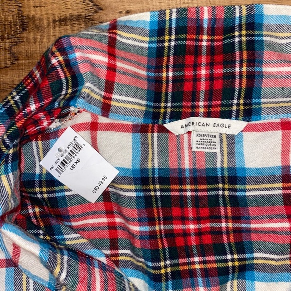 AMERICAN EAGLE NEW WITH TAGS FLANNEL PJ SET - Picture 6 of 6